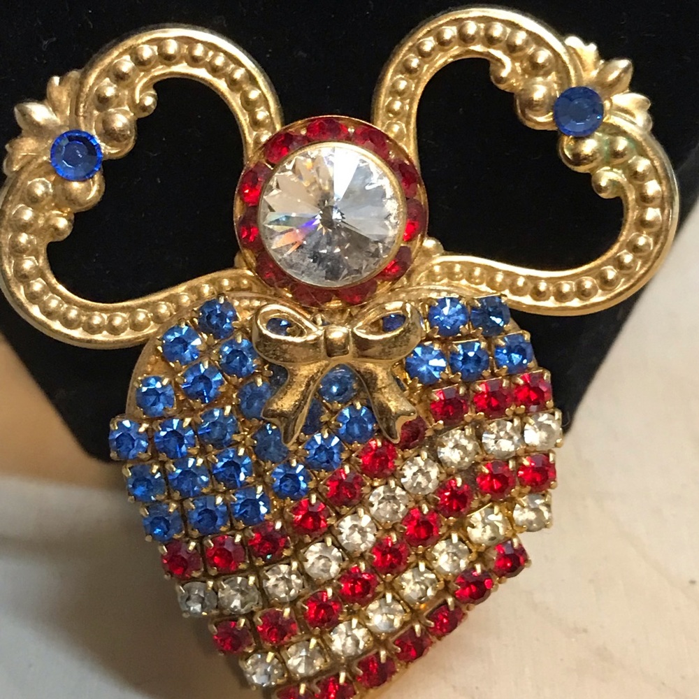 Vintage signed brooch